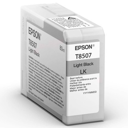 Epson Light Black Cartouche d\'encre 80 ml T8507 - Epson SureColor P800
