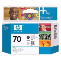 HP 70 - Têtes d'impression noir photo et gris clair