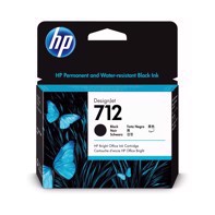 HP 712 80-ml Black DesignJet Ink Cartouche d'encre