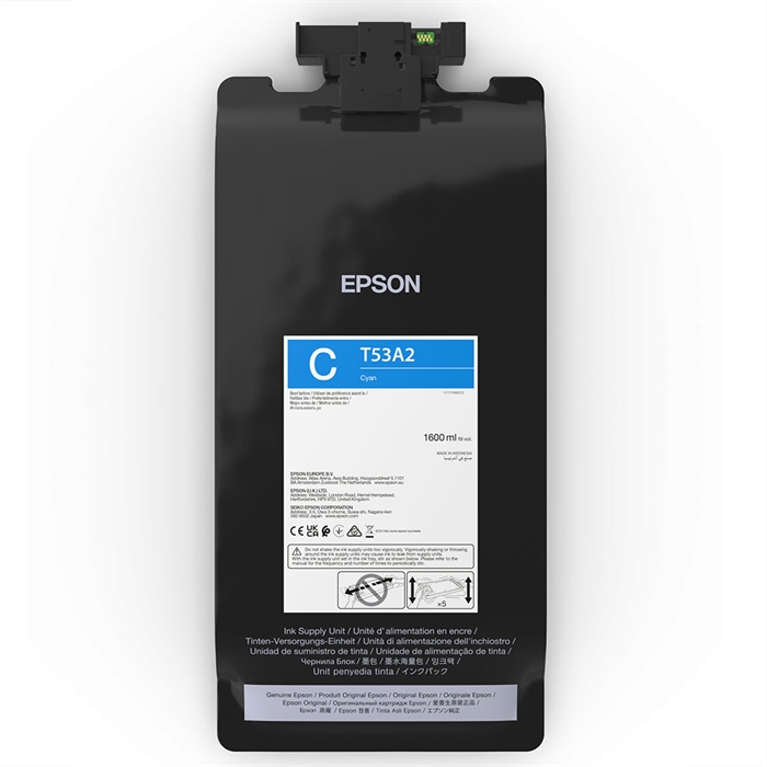 Epson sac d\'encre Cyan 1600 ml - T53A2