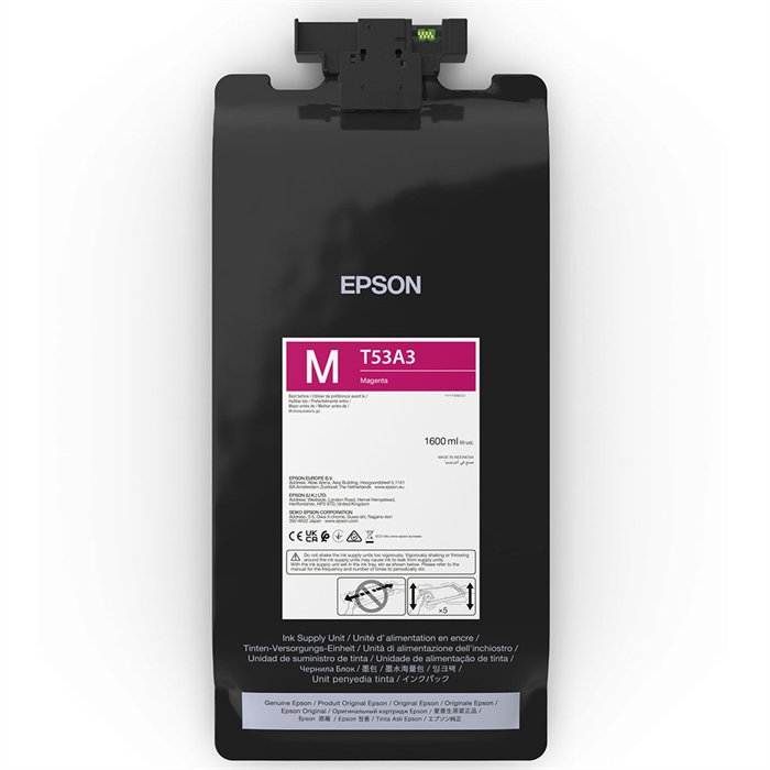 Epson sac d\'encre magenta 1600 ml - T53A3
