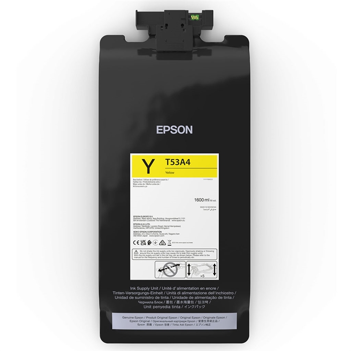 Epson sac d\'encre jaune 1600 ml - T53A4