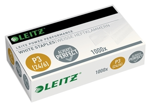 Leitz Agrafes 24/6 P3 jusqu'à 30 feuilles blanc (1000)