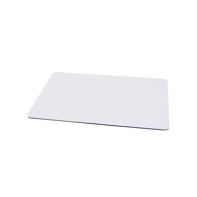Mousepad - 265 x 190 x 3 mm Black Foam - White Top
