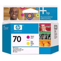 HP 70 - Magenta et têtes d'impression jaunes