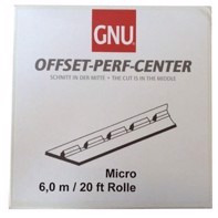 Ruban perforateur Microperf 50", centre, papier - rouleau de 6 m