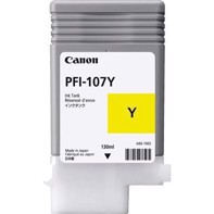 Canon Yellow PFI-107Y - 130 ml cartouche