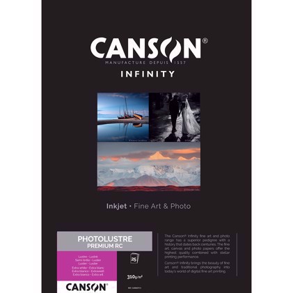 Canson Photo Luster Premium RC 310g/m² - A3+, 25 feuilles