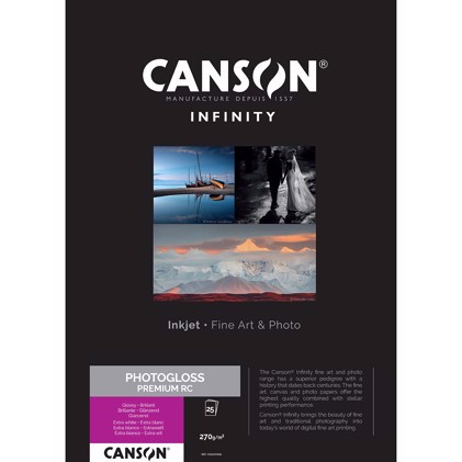 Canson PhotoGloss Premium RC 270 g/m² - A4, 250 feuilles