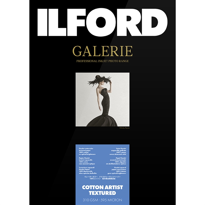 Ilford Cotton Artist Textured for FineArt Album - 330mm x 518mm - 25 pcs.