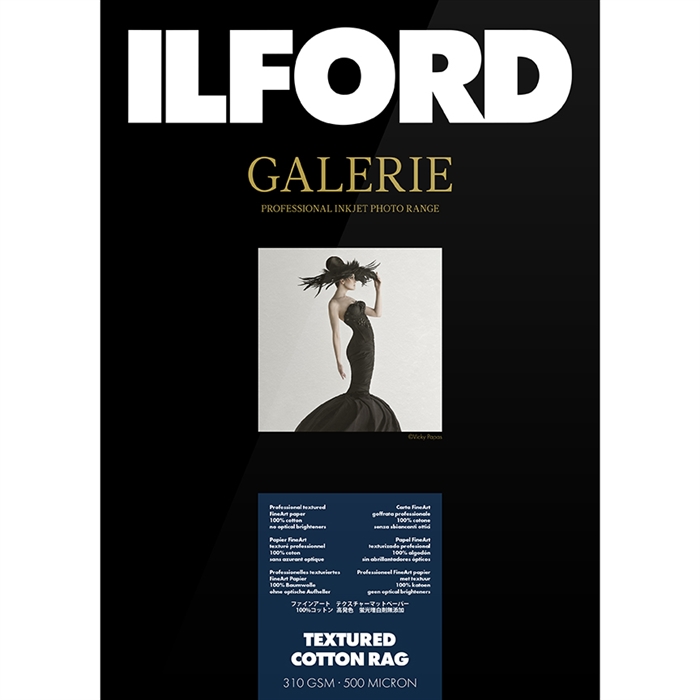 Ilford Textured Cotton Rag for FineArt Album - 210mm x 335mm - 25 pcs.