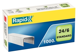 Rapid Agrafes 24/6 standard (1000)
