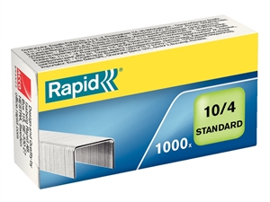 Rapid Agrafes 10/4 standard galvanisées (1000)