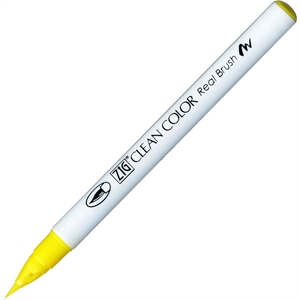 Stylo pinceau ZIG Clean Color Pen 051 fl. Jaune citron