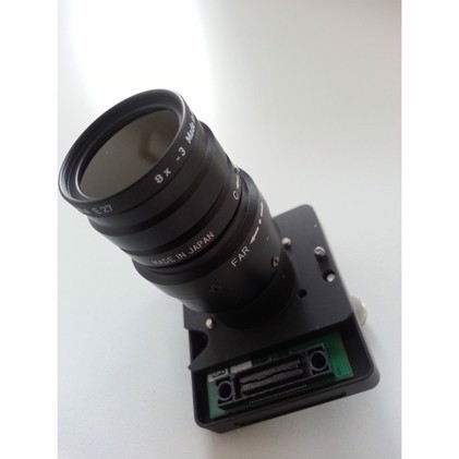 Optique 25 mm, champ de vision 37 x 27 mm - distance focale 15 mm