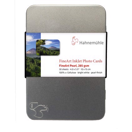 Hahnemühle FineArt Pearl Photo cards 285 g/m² - 10 x 15 cm - 30 feuilles