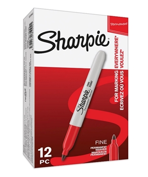 Marqueur Sharpie Fine 1,0mm rouge