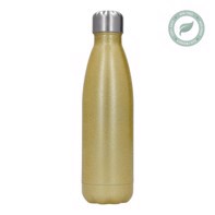 Sublimation Drink Bottle 500 ml / 17oz - Glitter Gold 