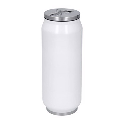Stainless Steel Thermo Drink Bottle 500ml / 17oz   Straight, Soda Can
