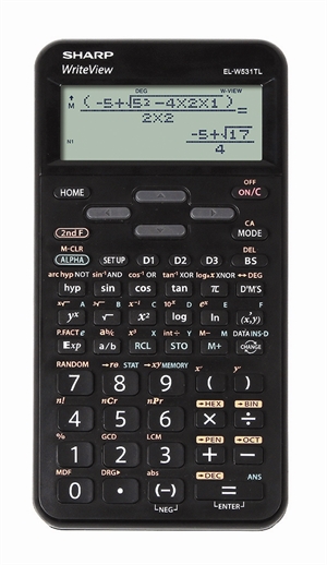 Calculatrice scientifique Sharp EL-W531TL noire