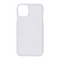 Apple iPhone 11 Case Plastic, White With Aluminium Sheet