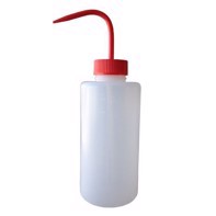 Bouteille en plastique avec tube de pulvérisation 1 ltr. avec embout rouge