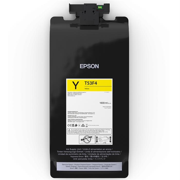 Epson sac d\'encre jaune 1600 ml - T53F4
