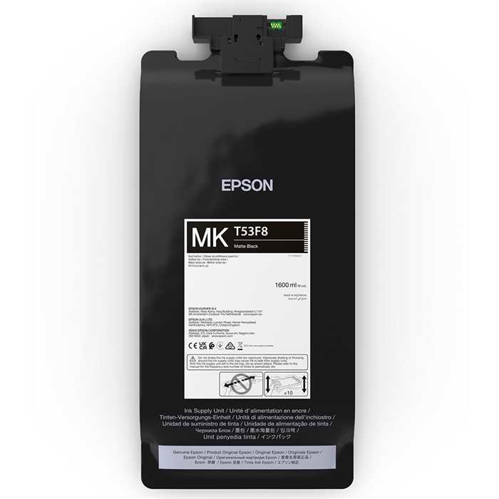 Epson sac d\'encre Noir mat 1600 ml - T53F8
