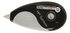 Tombow Rettetape MONO Grip 5mm x 10m noir