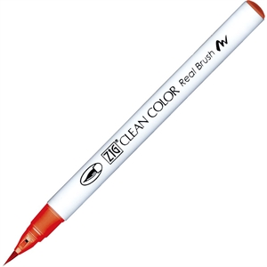 ZIG Clean Color Pensel Pen 209 est un stylo pinceau rouge cadmium.