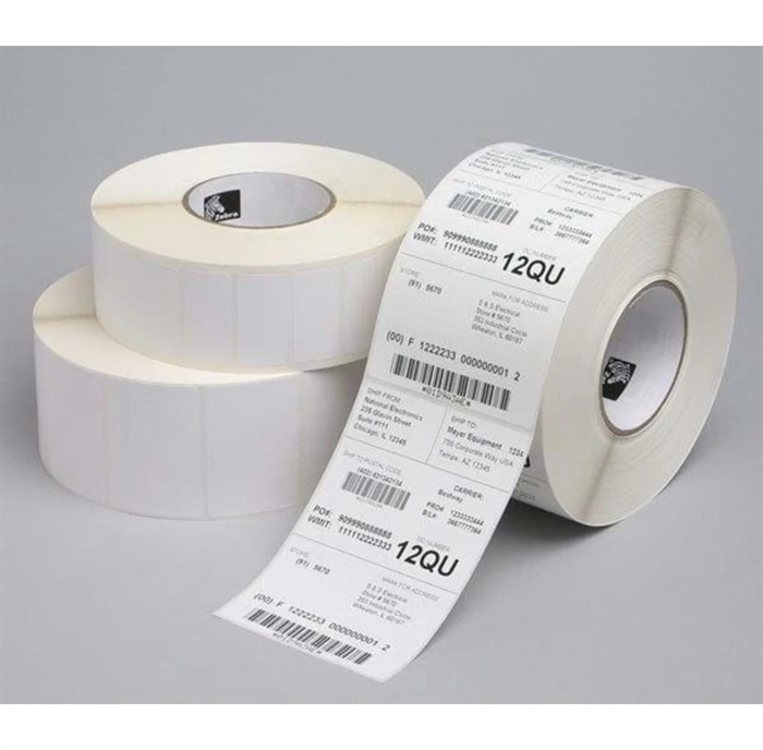 Zebra PolyO 3100T, label roll, synthetic, 102x76mm