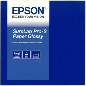 Epson SureLab Pro-S Papier Brillant BP 3,5" x 65 mètres, 4 rouleaux