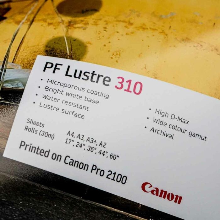 Fotospeed PF Lustre 310 g/m² - 60" x 30 meters-