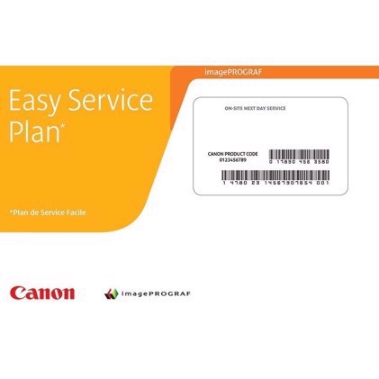 Canon Easy Service Plan 3 ans on-site service le jour suivant à IMAGEPROGRAF 24"