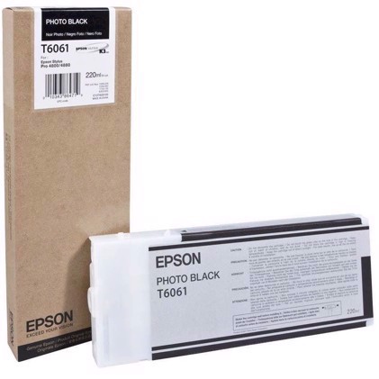 Epson Photo Black Cartouche d\'encre 220 ml T6061 - Epson Pro 4800/4880