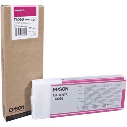 Epson Magenta 220 ml cartouche d\'encre T606B - Epson Pro 4800