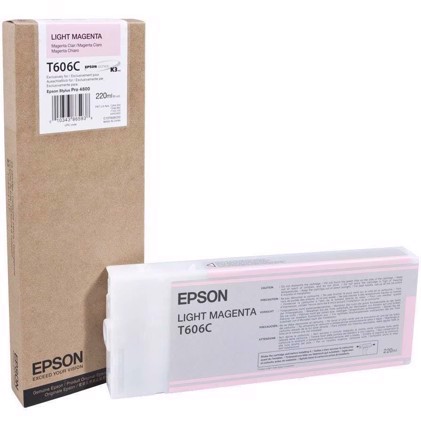 Epson Light Magenta Cartouche d\'encre 220 ml T606C - Epson Pro 4800