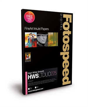 Fotospeed High White Smooth LITE DUO 225 g/m² - A2, 25 feuilles