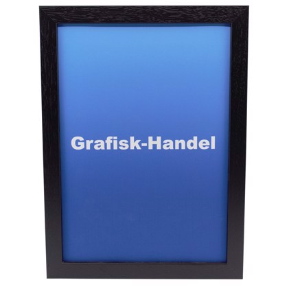 Cadre avec verre antireflet pour photos, œuvres d\'art et posters - 42 x 29,7 cm ( A3 ), Noir